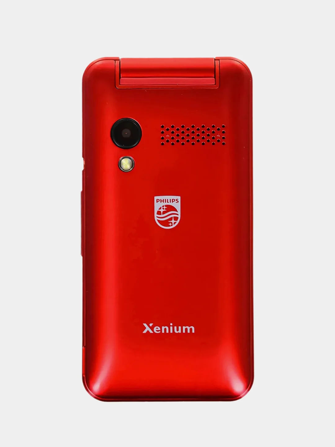 Красный мобильный телефон Philips Xenium E2601