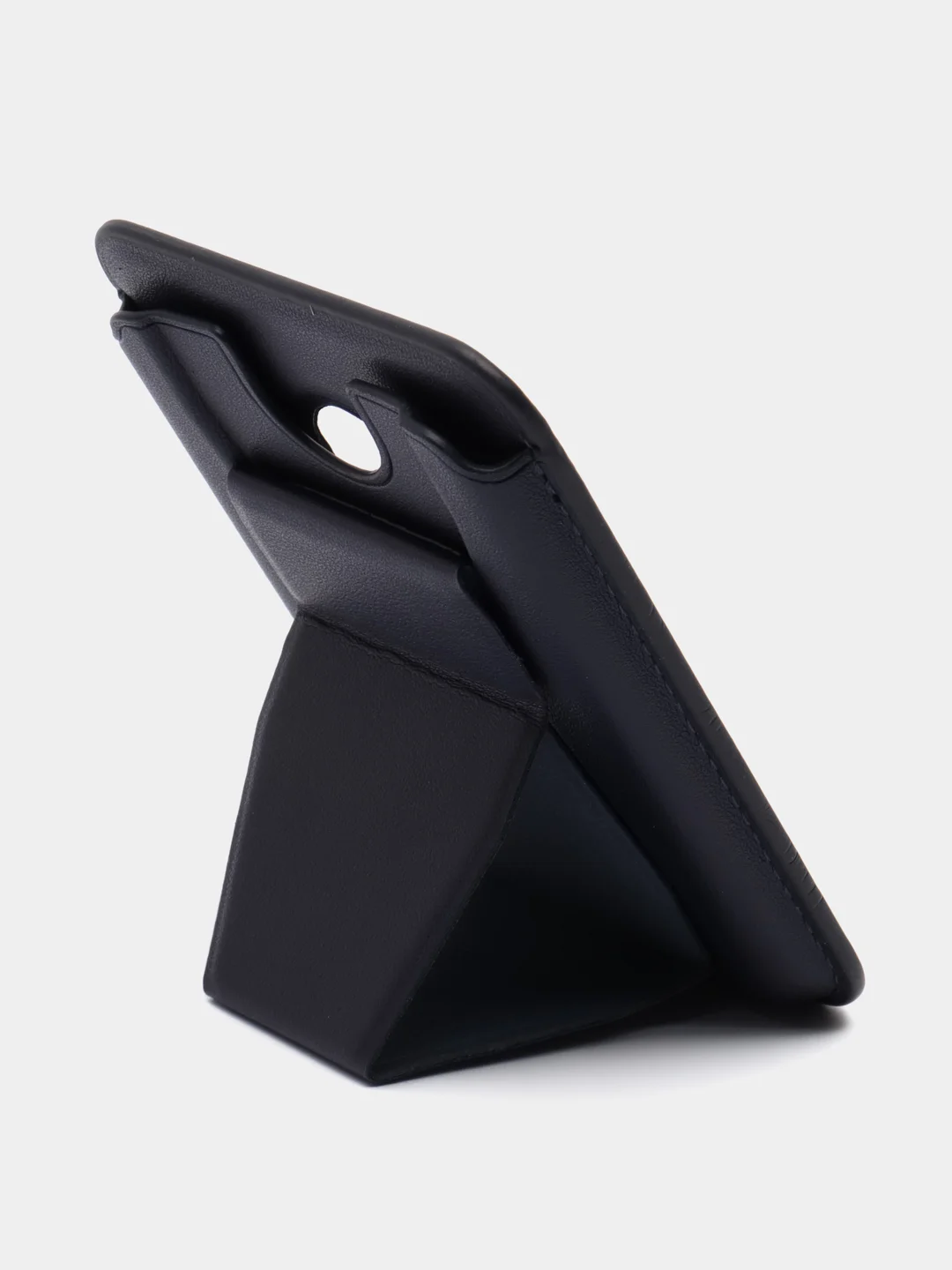 Голубой картхолдер на iPhone, с поддержкой MagSafe Leather Wallet с подставкой