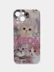 Манго apple iPhone 14, Айфон 14 чехол матовый с обьемный с принтом для iPhone 14