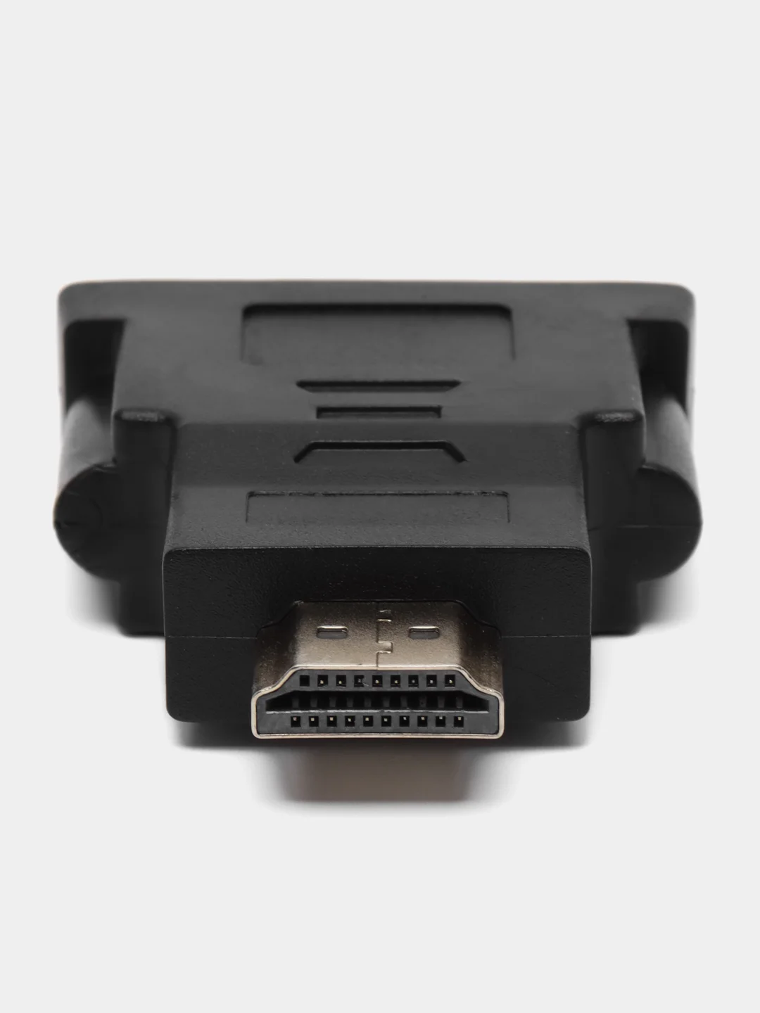 Черный переходник адаптер dvi 24+5 мама на hdmi папа