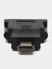 Черный переходник адаптер dvi 24+5 мама на hdmi папа