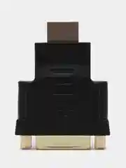 Черный переходник адаптер dvi 24+5 мама на hdmi папа