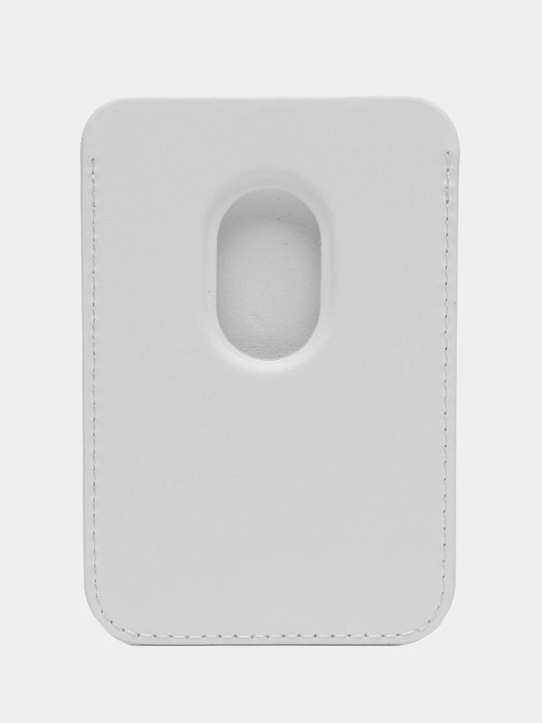 Белый картхолдер MagSafe Leather Wallet для iPhone