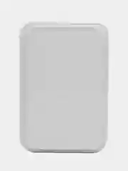 Белый картхолдер MagSafe Leather Wallet для iPhone