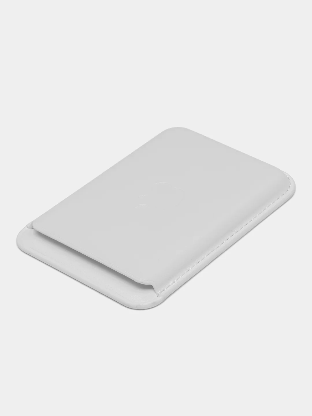 Белый картхолдер MagSafe Leather Wallet для iPhone