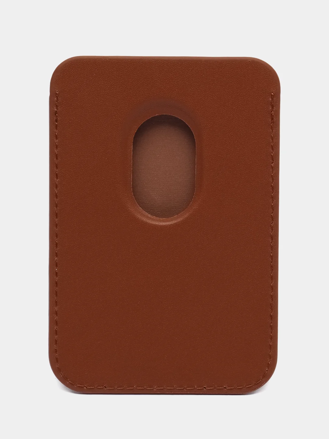 Карамельный картхолдер MagSafe Leather Wallet для iPhone