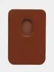 Карамельный картхолдер MagSafe Leather Wallet для iPhone