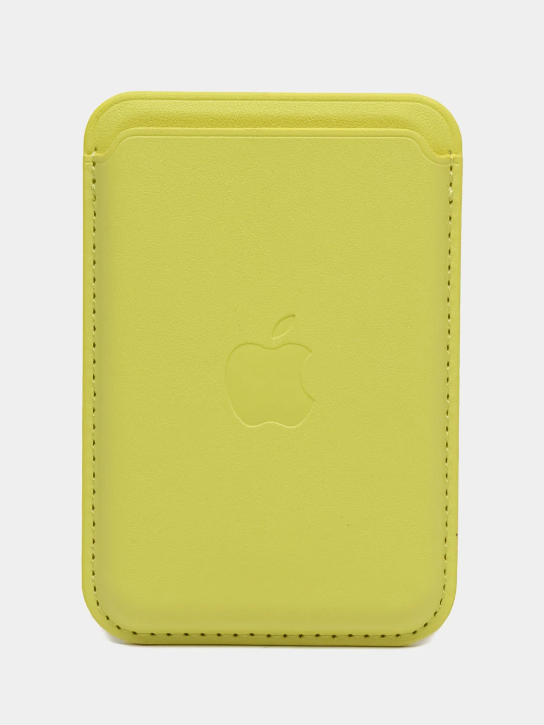 Лимонный картхолдер MagSafe Leather Wallet для iPhone