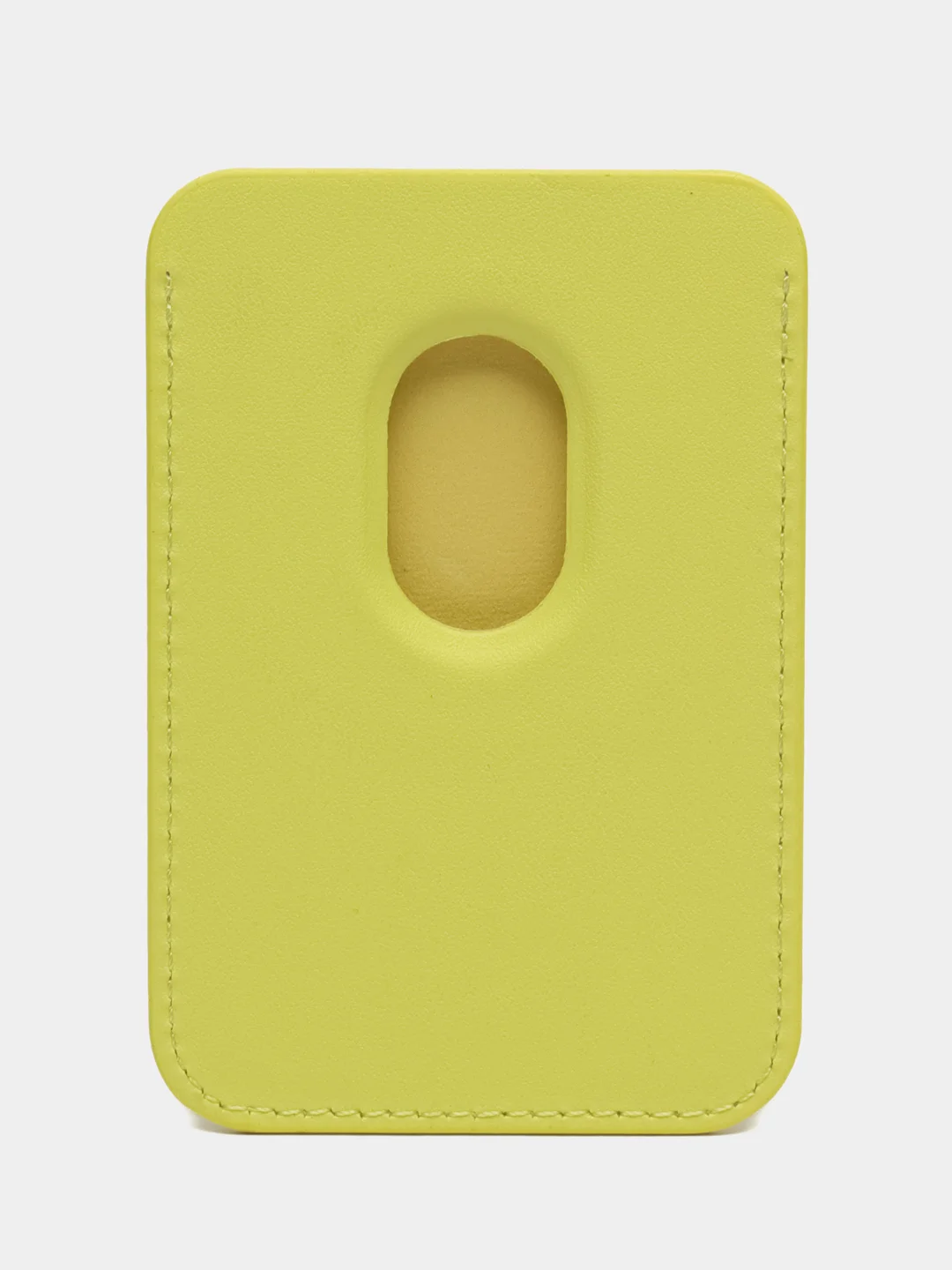 Лимонный картхолдер MagSafe Leather Wallet для iPhone