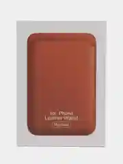 Медный картхолдер MagSafe Leather Wallet для iPhone