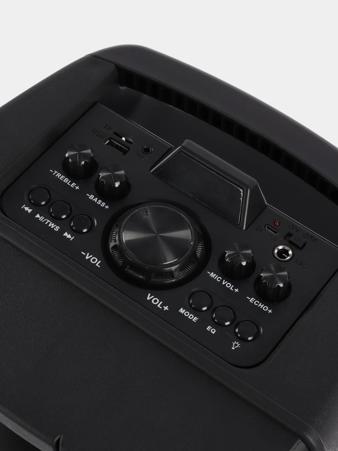 Музыкальная колонка напольная Bluetooth большая, c беспроводным микрофоном и светомузыкой