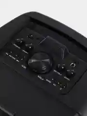 Музыкальная колонка напольная Bluetooth большая, c беспроводным микрофоном и светомузыкой