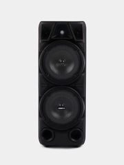 Музыкальная колонка напольная Bluetooth большая, c беспроводным микрофоном и светомузыкой