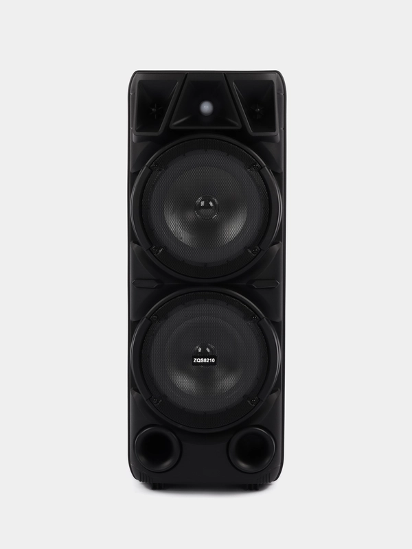 Музыкальная колонка напольная Bluetooth большая, c беспроводным микрофоном и светомузыкой