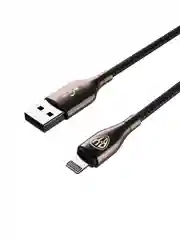 Кабель Lightning-USB для iPhone "Керамика", 1 метр,  2.4 А, быстрая зарядка, тканевый шнур