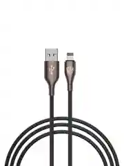 Кабель Lightning-USB для iPhone "Керамика", 1 метр,  2.4 А, быстрая зарядка, тканевый шнур