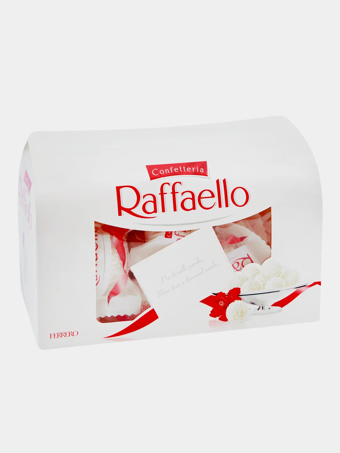 Конфеты Raffaello с цельным миндалем, в кокосовой обсыпке, сундучок, 240г