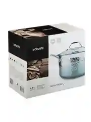 Кастрюля "Арзон" 5,9 литра, со стеклянной крышкой, 24х13,5 см