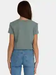 Мятный футболка женская, базовая, хлопок