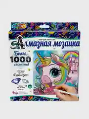 Игрушка Мультиарт Алмазная мозаика "Единорог"