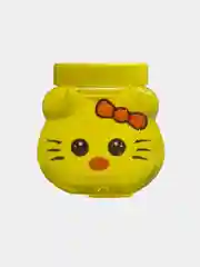 Желтый слайм  с блестками Сквиш