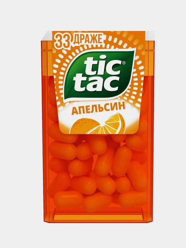 Драже Tic-Tac Апельсин, 16г, 12 штук