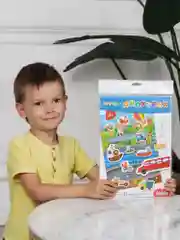 Игры на пластике с липучками "Едем, плывём, летим", Дрофа-Медиа