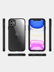 Прозрачный чехол для IPhone 11 / Айфон 11 с силиконовым кантом Crystal Case