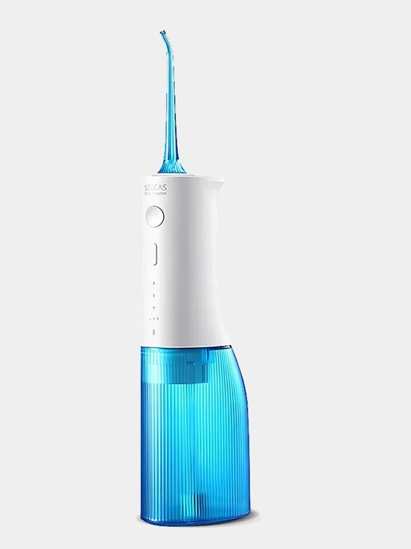 Ирригатор для полости рта Soocas W3 Pro (Blue), портативный, 4 насадки, 3 режима, 240 мл