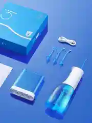 Ирригатор для полости рта Soocas W3 Pro (Blue), портативный, 4 насадки, 3 режима, 240 мл