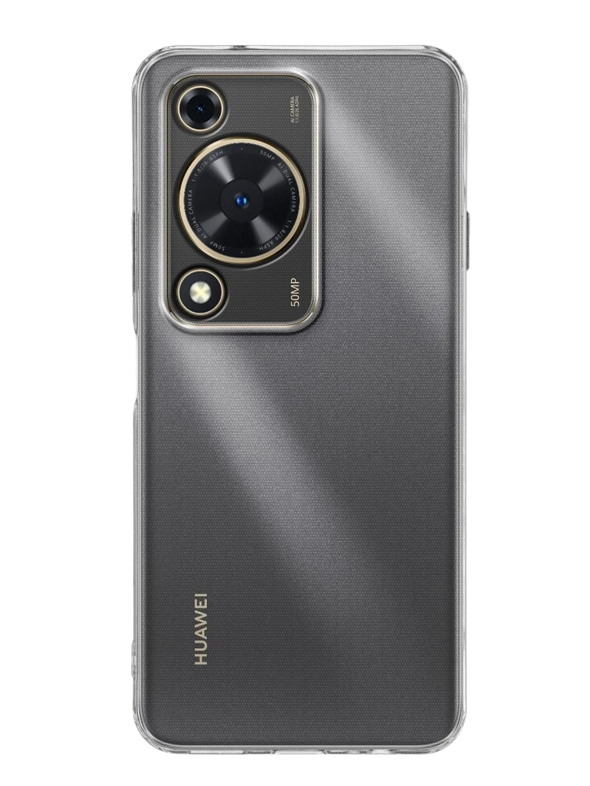 Прозрачный чехол для Huawei Nova Y72, Huawei Enjoy 70 4G силиконовый BROSCORP матовый/ прозрачный