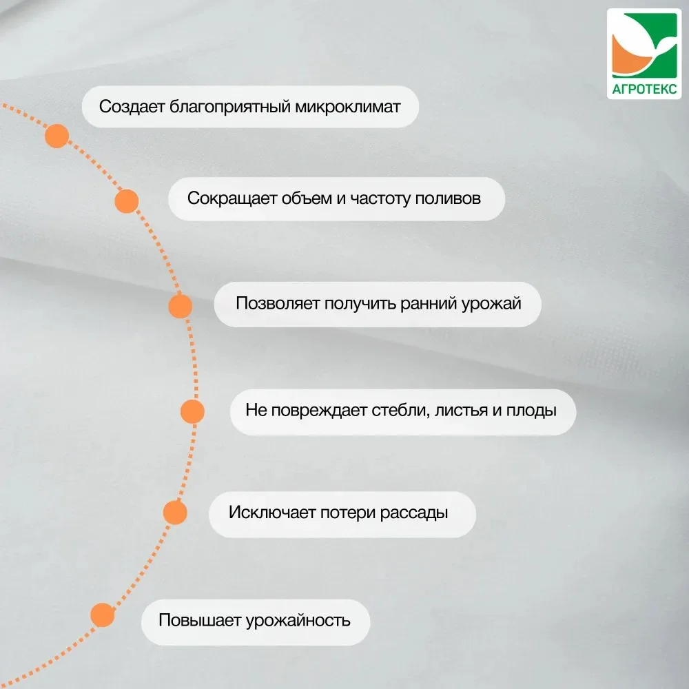Белый укрывной Агротекс 30 1.6*10м