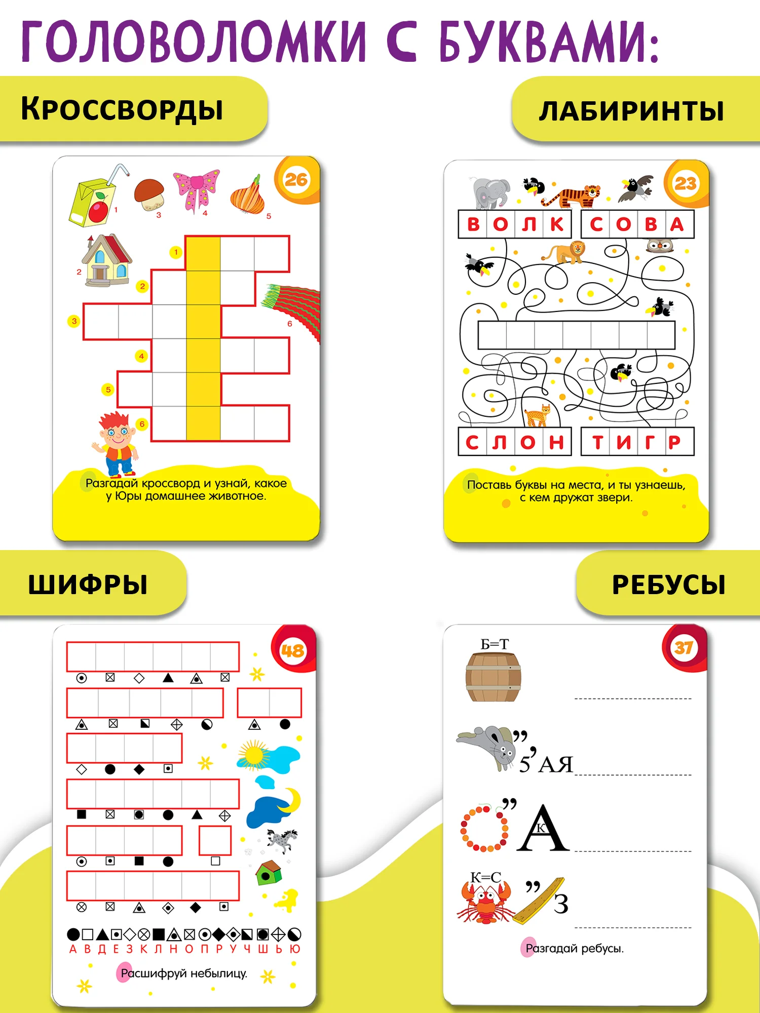 IQ Box. Головоломки. Играй, читай, разгадывай Дрофа-Медиа
