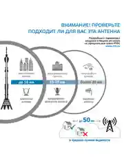 Уличная активная телевизионная антенна Harper ADVB-3244, серая