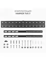 Кронштейн TVX-7 для телевизора на стену, 37-70 дюйма, фиксированный, широкоформатный