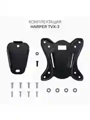 Кронштейн для телевизора Harper TVX-3, фиксированный, типы VESA 75 х 75 / 100 х 100