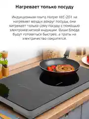 Черный индукционная плита HARPER HIC-201