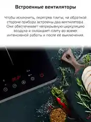 Черный индукционная плита HARPER HIC-201