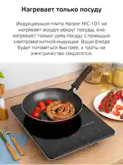 Черный индукционная плита HARPER HIC-101