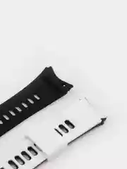 Белый ремешок для часов Samsung Galaxy Watch 6 / 5 / 4, силиконовый, 20мм