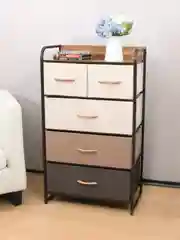 Комод для вещей для узких проходов Estares COMMOD 4F-5D-MIXBROWN-580x290x990,5 ящиков
