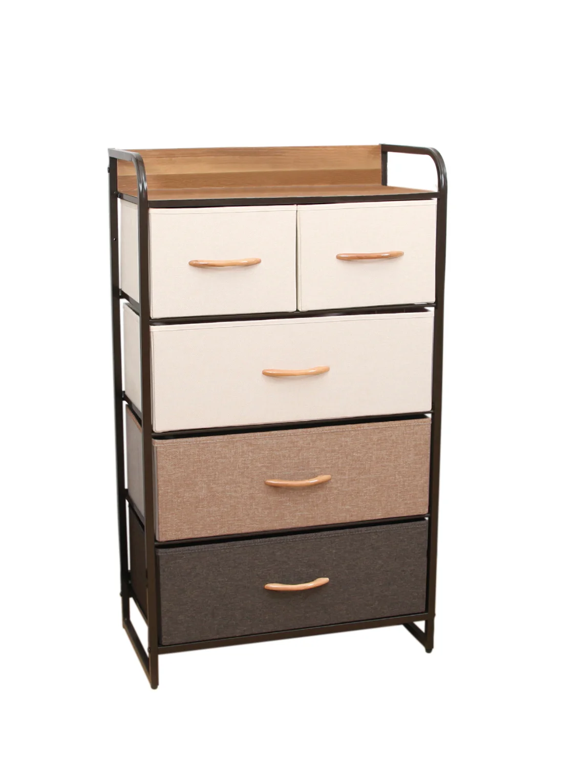 Комод для вещей для узких проходов Estares COMMOD 4F-5D-MIXBROWN-580x290x990,5 ящиков