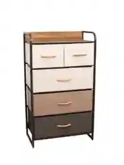 Комод для вещей для узких проходов Estares COMMOD 4F-5D-MIXBROWN-580x290x990,5 ящиков