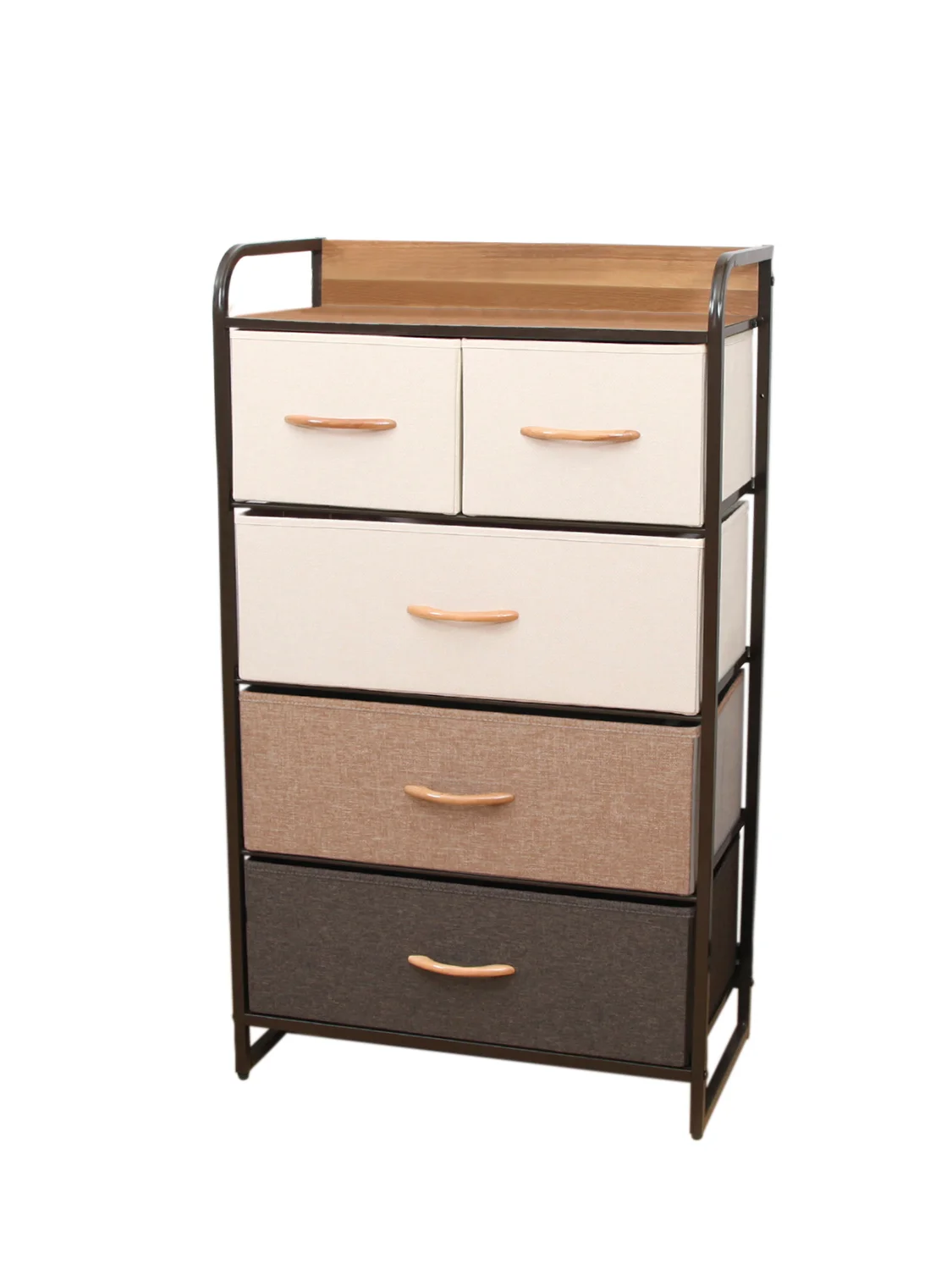 Комод для вещей для узких проходов Estares COMMOD 4F-5D-MIXBROWN-580x290x990,5 ящиков