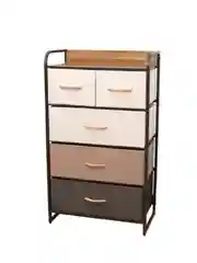 Комод для вещей для узких проходов Estares COMMOD 4F-5D-MIXBROWN-580x290x990,5 ящиков