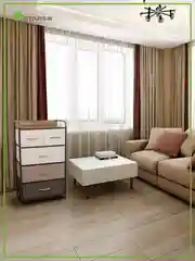 Комод для вещей для узких проходов Estares COMMOD 4F-5D-MIXBROWN-580x290x990,5 ящиков