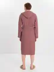 Коралловый меланж халат вафельный, унисекс