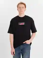 Черный футболка оверсайз "Аниме", унисекс, oversize, T-Shirt с принтом, хлопок