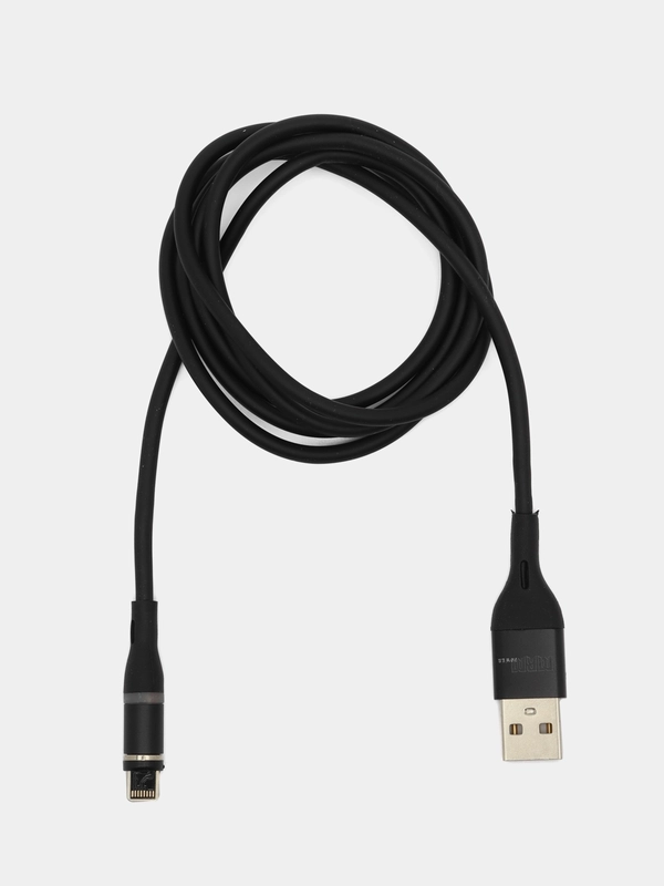 Магнитный кабель Pro Legend USB 2.0 A вилка --Lightning (iphone 5/6/7), черный 1 м