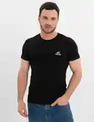 Белый футболка с принтом адидас